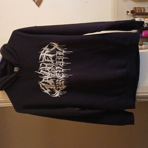 Slaughter‎ To Prevail, Misery Tour. Gildan Black Hoodie with White Graphic. Sz.M